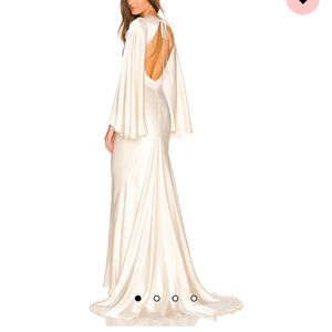 La Lune Circle Sleeve Backless Maxi Dress in Cream
Shona Joy